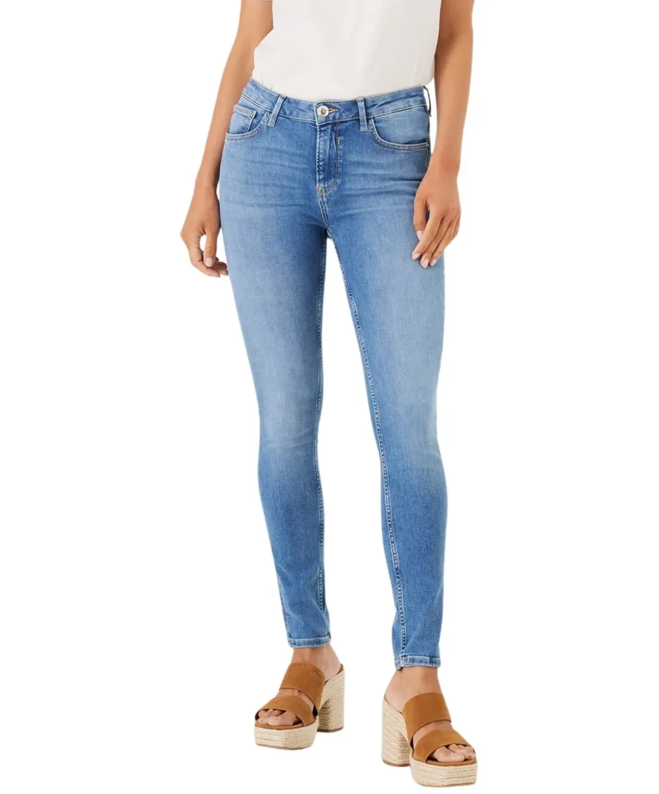 Garcia Celia Jeans in hellblau mit Skinny Fit