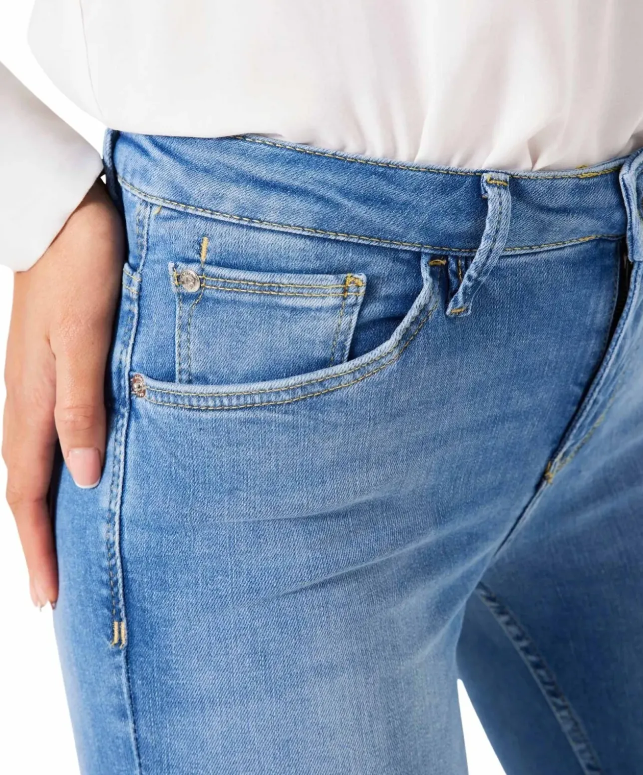 Garcia Celia Jeans in hellblau mit Skinny Fit