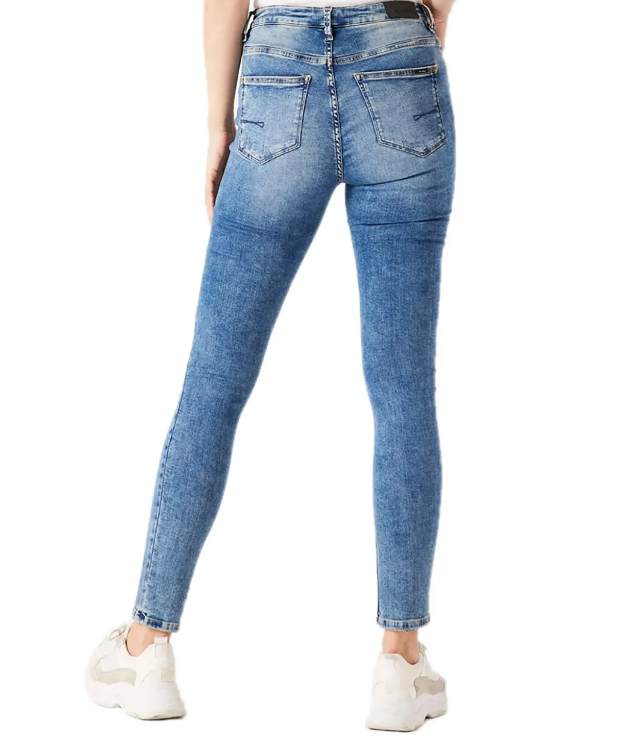 Garcia Celia Jeans mit hoher Taille in Vintage Used