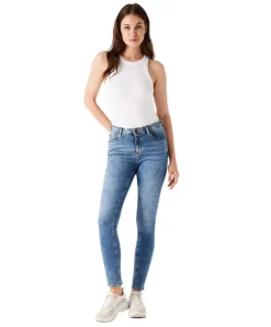 Garcia Celia Jeans mit hoher Taille in Vintage Used