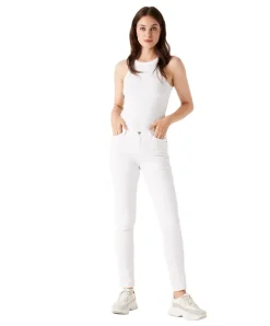 Garcia Celia Jeans Super-Slim Fit aus weißen Stretch-Denim