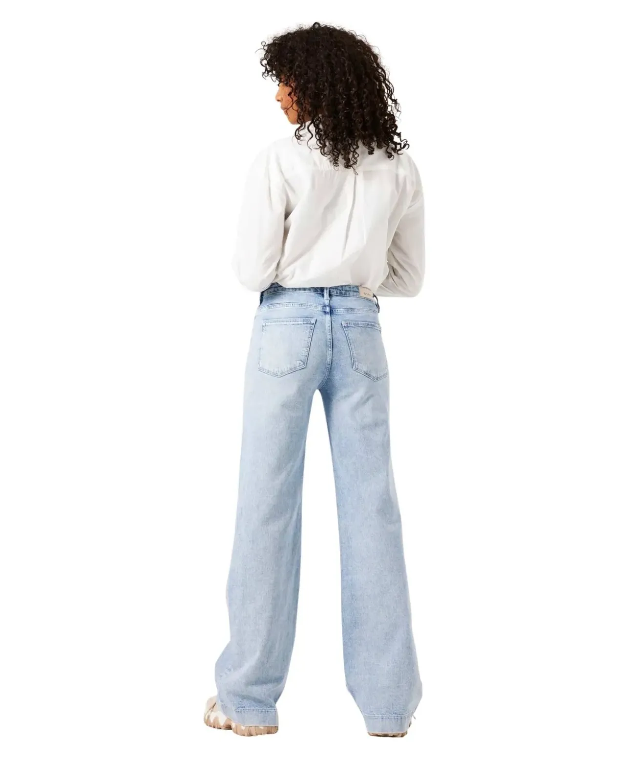 Garcia Celia Wide Jeans in hellblauer Waschung
