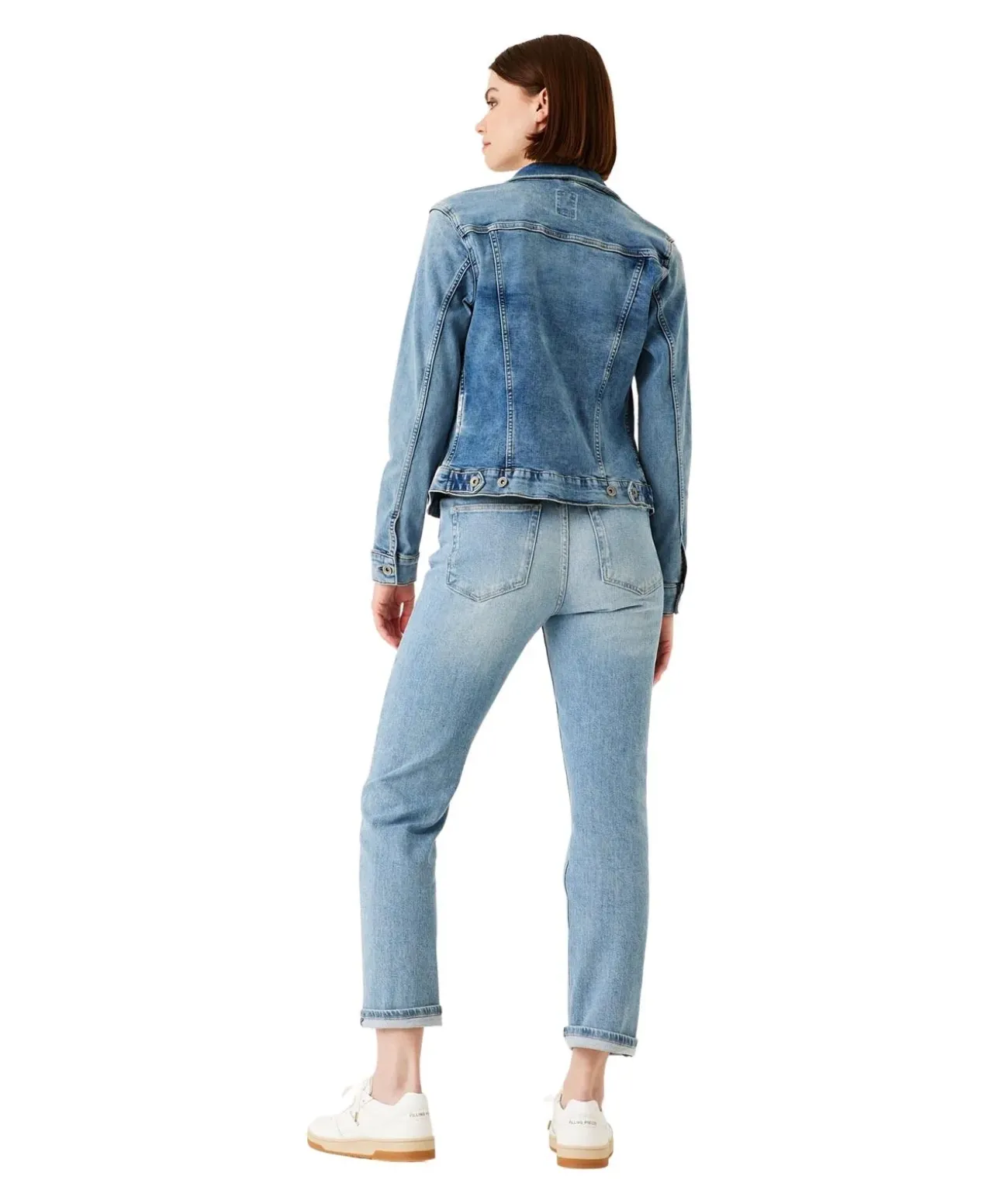 Garcia Damen Jeansjacke Sofia Slim in hellblauer Optik