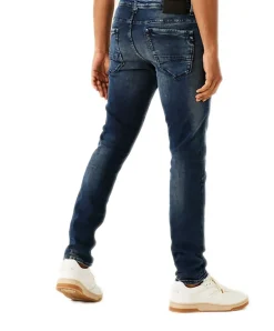 Garcia Herren Jeans Slim Fit Savio in dunklem Vintage-Look