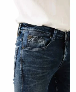 Garcia Herren Jeans Slim Fit Savio in dunklem Vintage-Look
