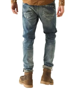 Garcia Herren Jeans Tapered Rocko 690 in Vintage Used