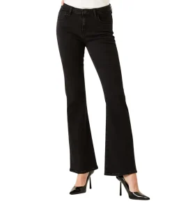 Garcia Jeans Flared Celia 245 in Schwarz mit hoher Taille