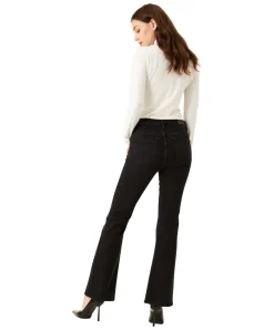 Garcia Jeans Flared Celia 245 in Schwarz mit hoher Taille