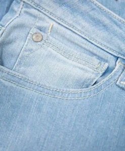 Garcia Jeans Flared Celia 245 mit hoher Taille in Hellblau