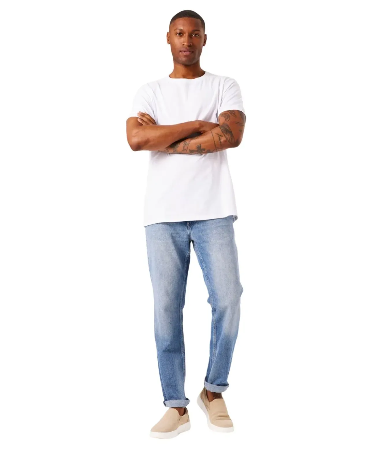 Garcia Maurizio Dad Fit Jeans in hellblauer Waschung