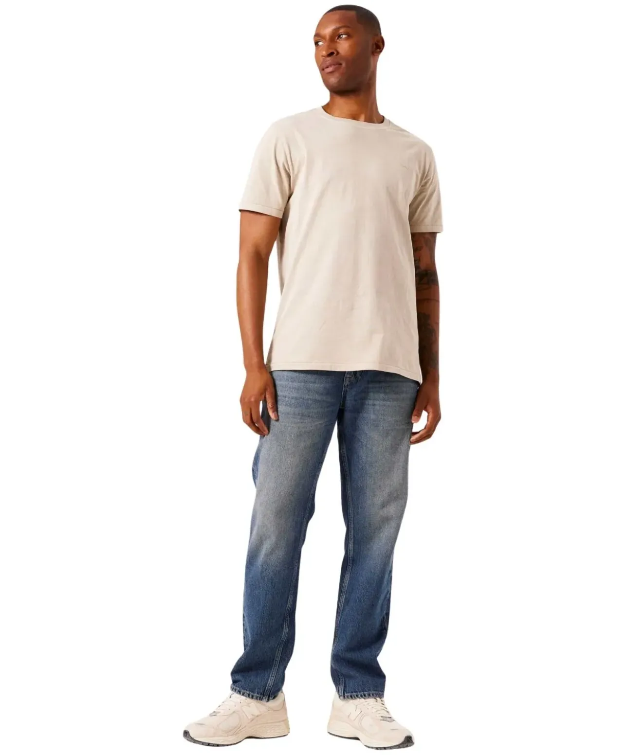 Garcia Maurizio Dad Fit Jeans in Mittelblau