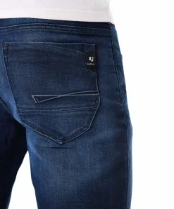 Garcia Rocko 691 Jeans in Dunkelblau mit Straight fit