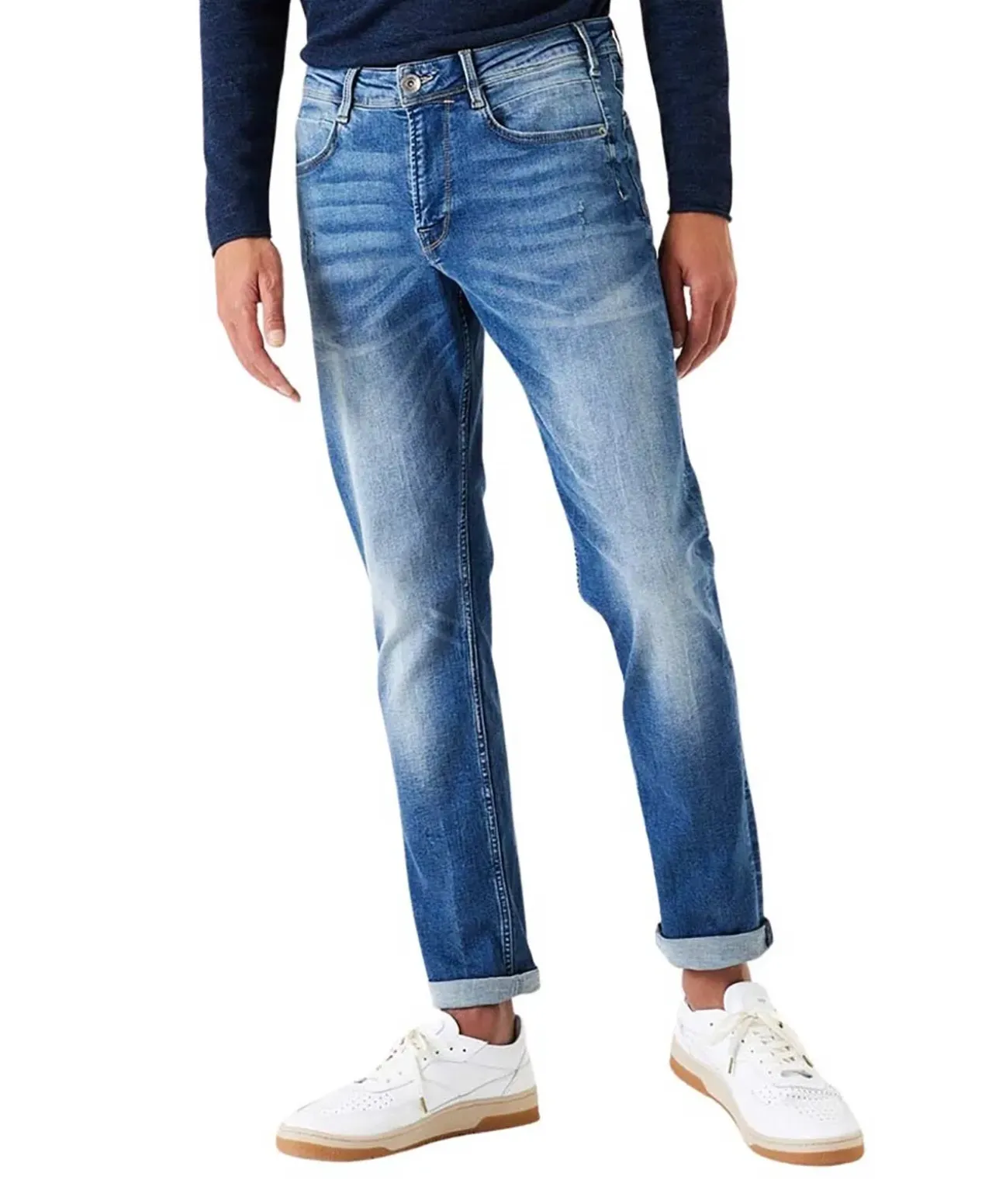 Garcia Rocko Slim fit Jeans in blauer Vintage-Waschung