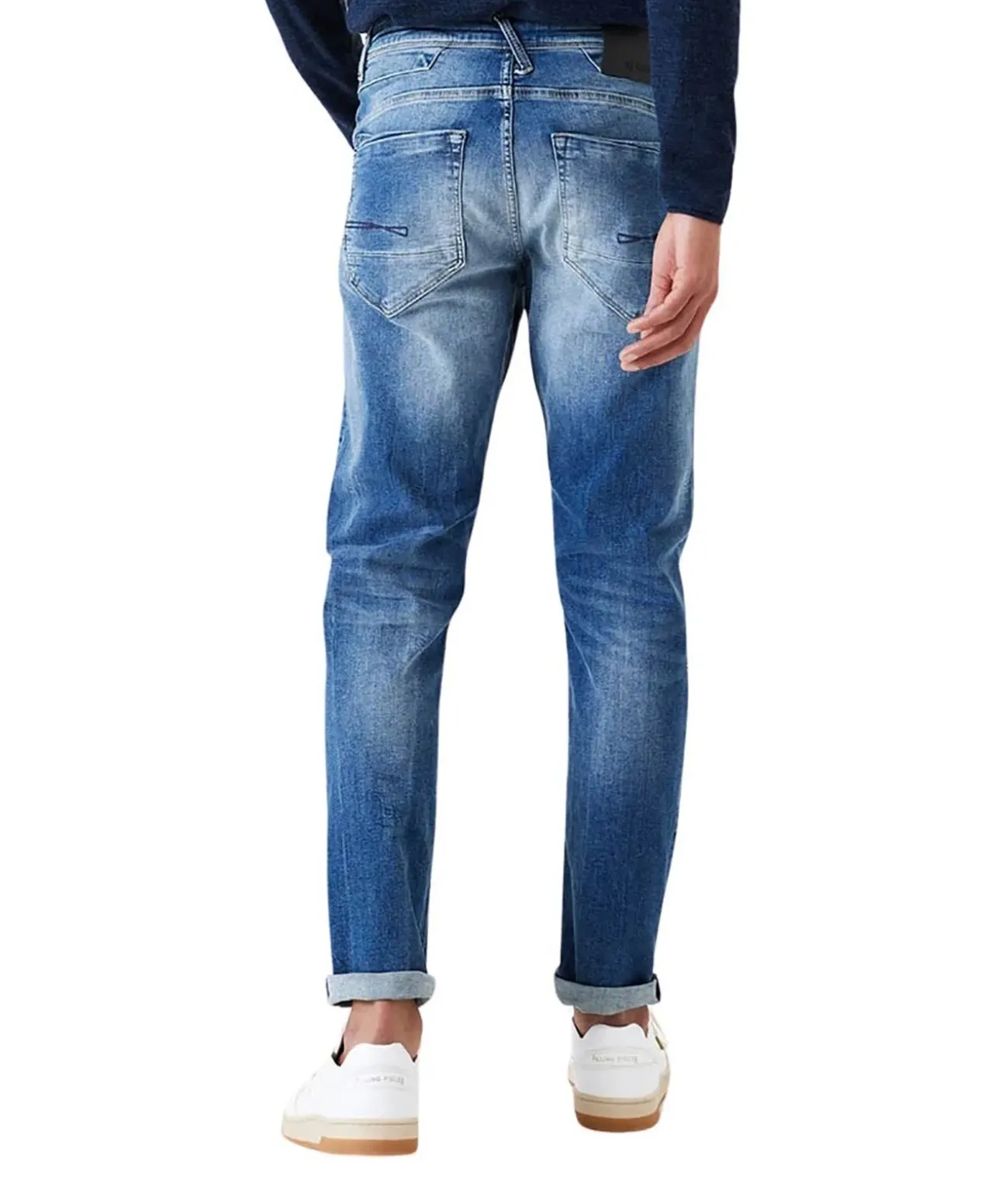 Garcia Rocko Slim fit Jeans in blauer Vintage-Waschung