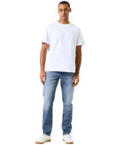 Garcia Rocko Straight Fit Jeans in Mittelblau