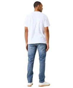 Garcia Rocko Straight Fit Jeans in Mittelblau