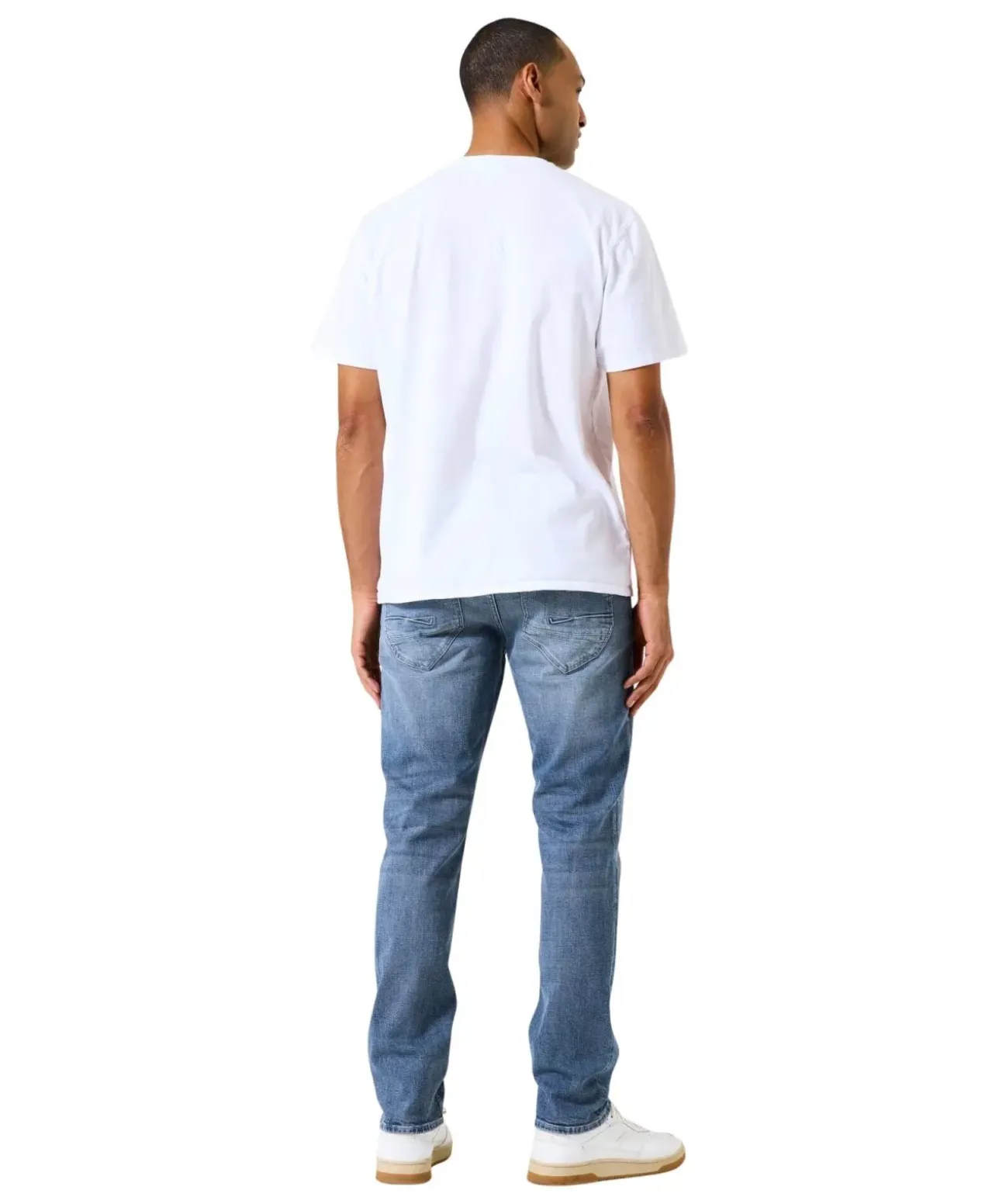 Garcia Rocko Straight Fit Jeans in Mittelblau