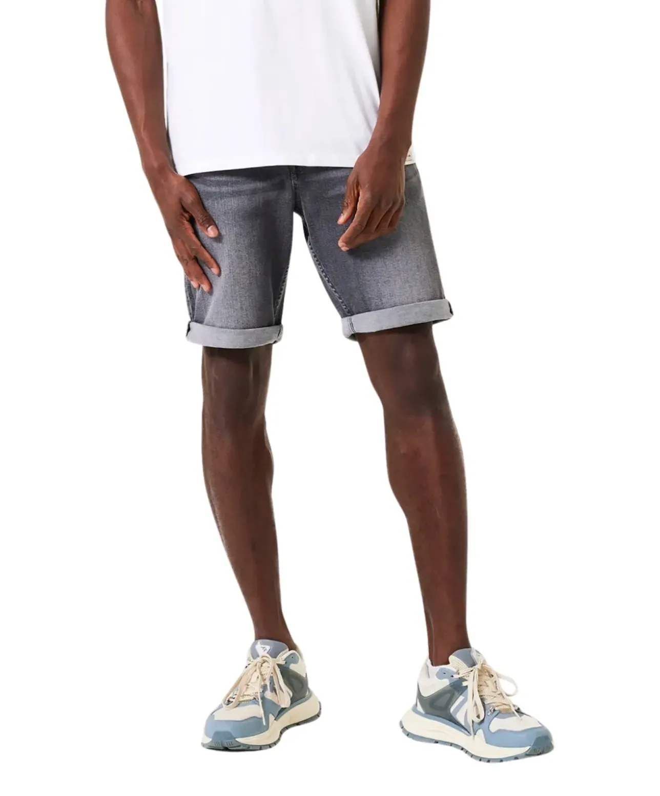 Garcia Russo Jeans Shorts in grauer Waschung