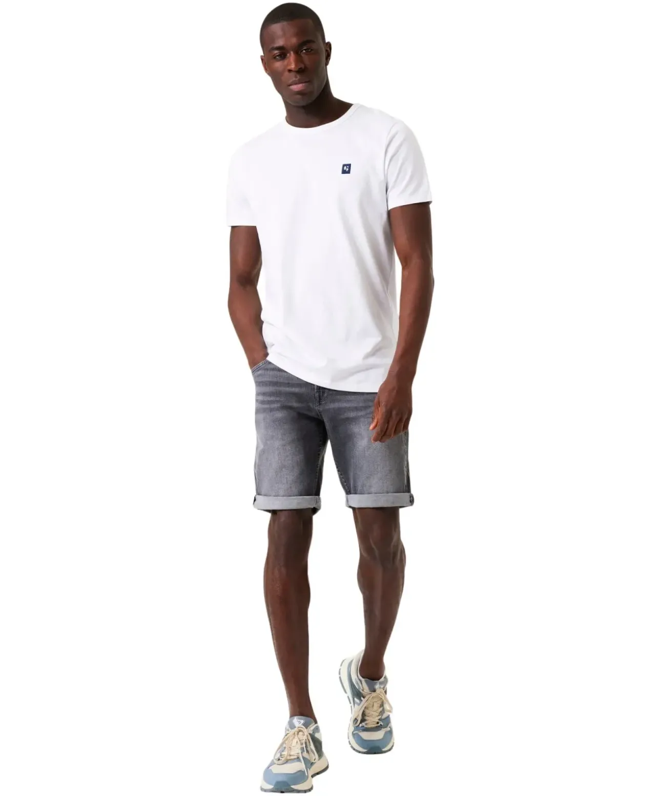 Garcia Russo Jeans Shorts in grauer Waschung