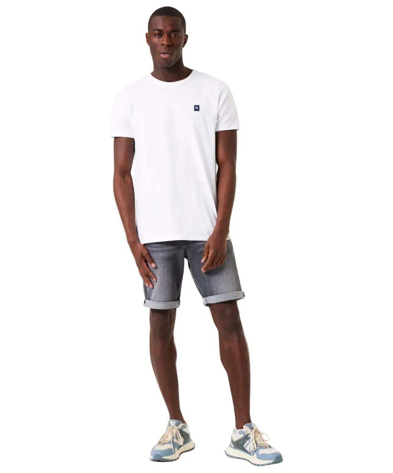 Garcia Russo Jeans Shorts in grauer Waschung