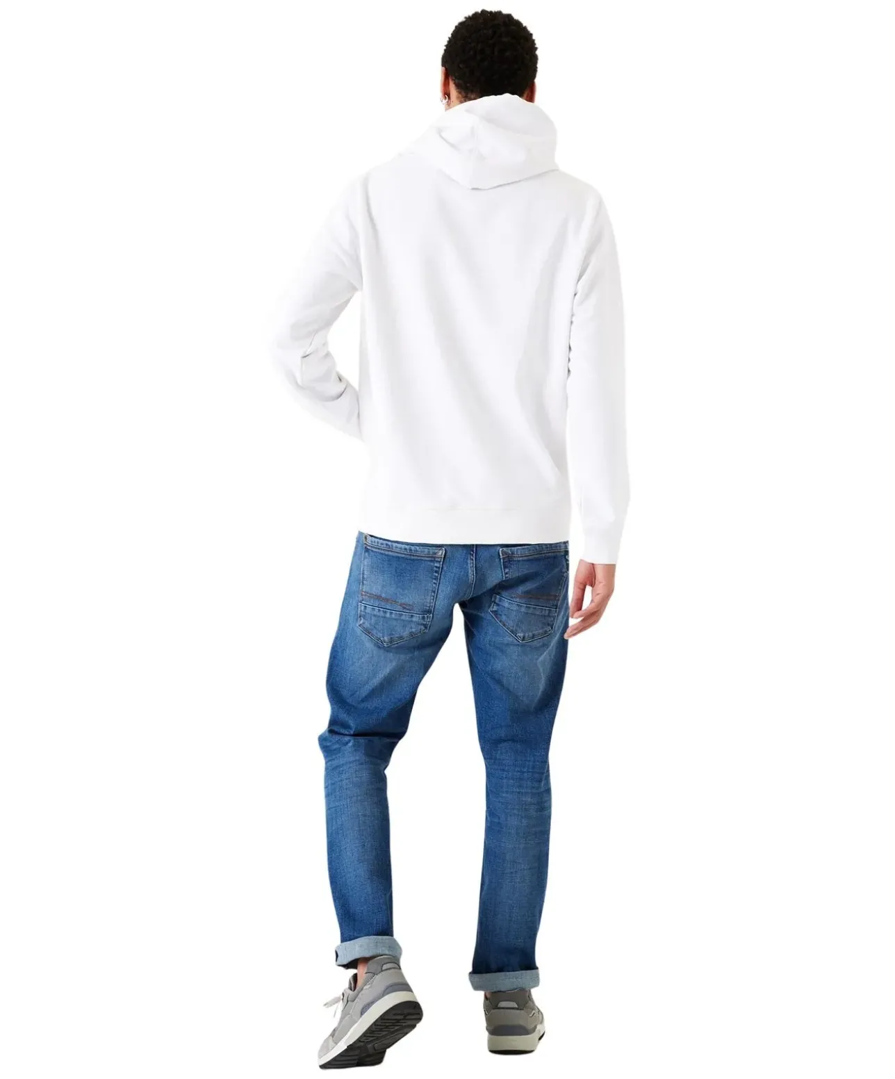 Garcia Russo Jeans Tapered in mittelblauer Waschung