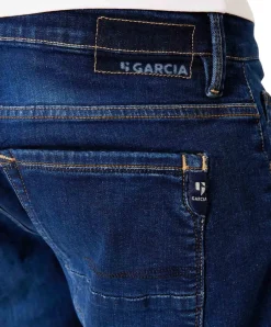Garcia Russo Tapered Jeans in Medium Blue Used