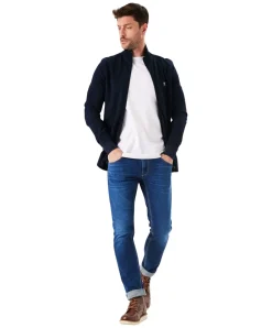 Garcia Russo Tapered Jeans in Medium Blue Used