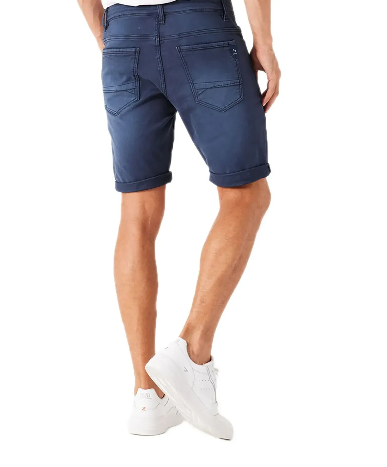 Garcia Savio Jeans Shorts in mittelblauem Used