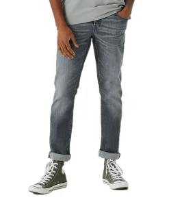 Garcia Savio Jeans Slim Fit in grauer Used Optik