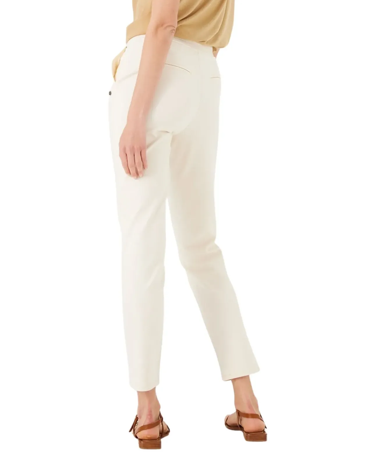Garcia Stoffhose in Beige mit Stretch