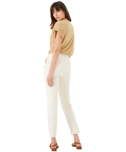 Garcia Stoffhose in Beige mit Stretch