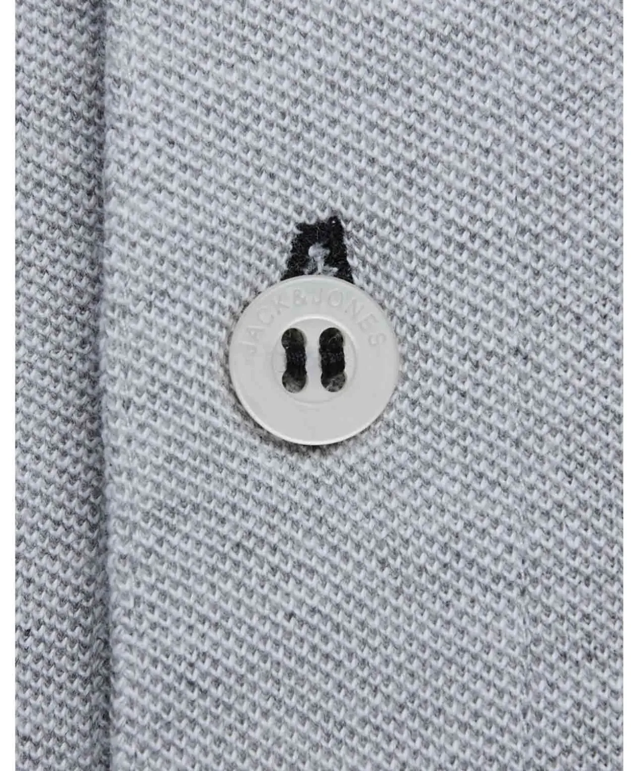 Jack & Jones Basic-Poloshirt Epaulos in Hellgrau