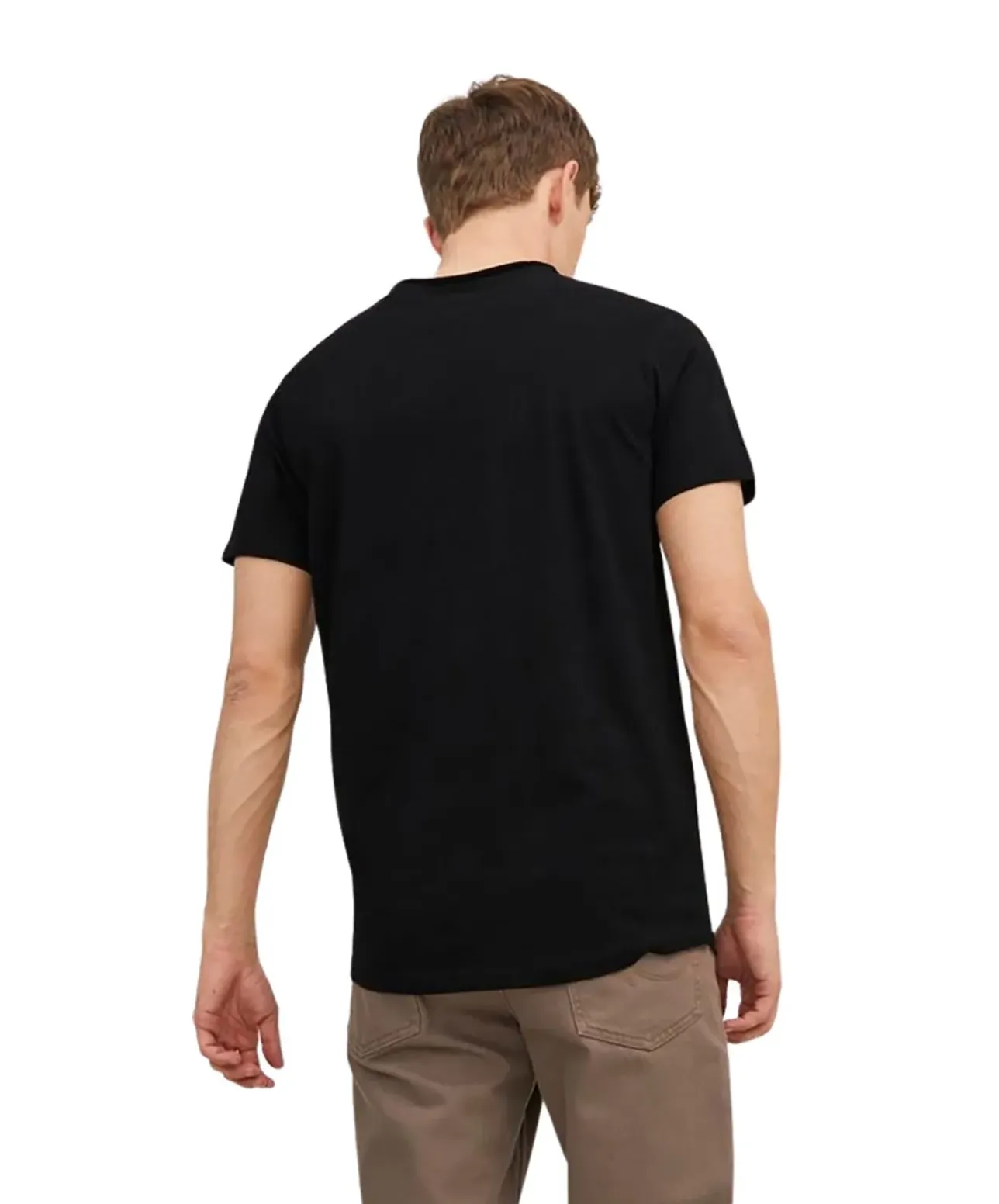 Jack & Jones Bio Baumwolle T Shirt Basher Tee in Schwarz