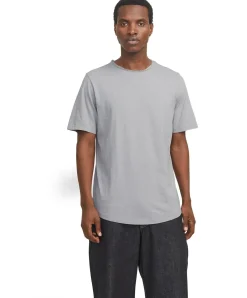 Jack & Jones Bio Baumwolle T Shirt Basher Tee in Grau