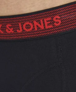 Jack & Jones Boxershorts Einfarbig (3 Stück) in Schwarzem Asphalt