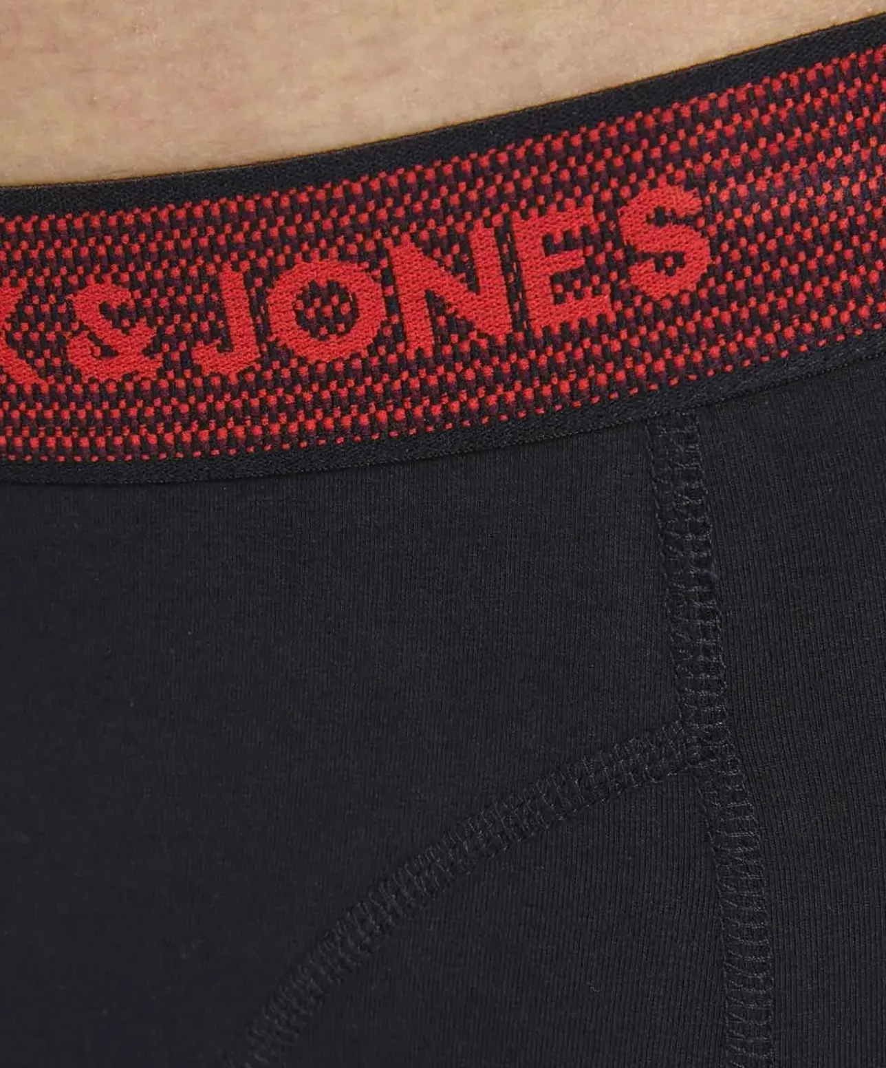 Jack & Jones Boxershorts Einfarbig (3 Stück) in Schwarzem Asphalt
