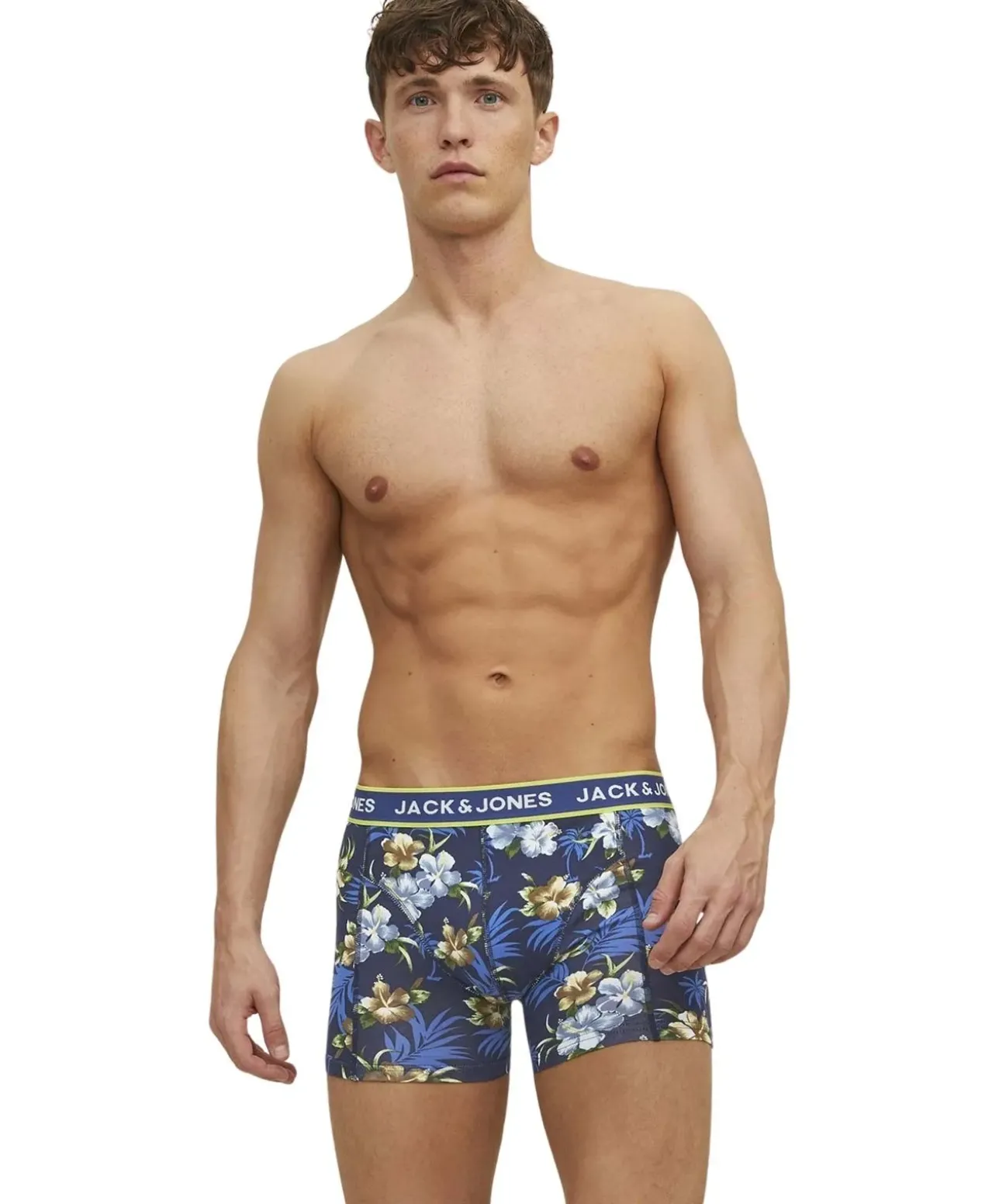 Jack & Jones Boxershorts Flower im 3er Pack
