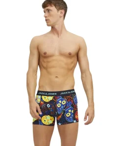 Jack & Jones Boxershorts im 3er Pack mit Schriftzug am Bund