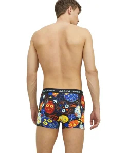 Jack & Jones Boxershorts im 3er Pack mit Schriftzug am Bund