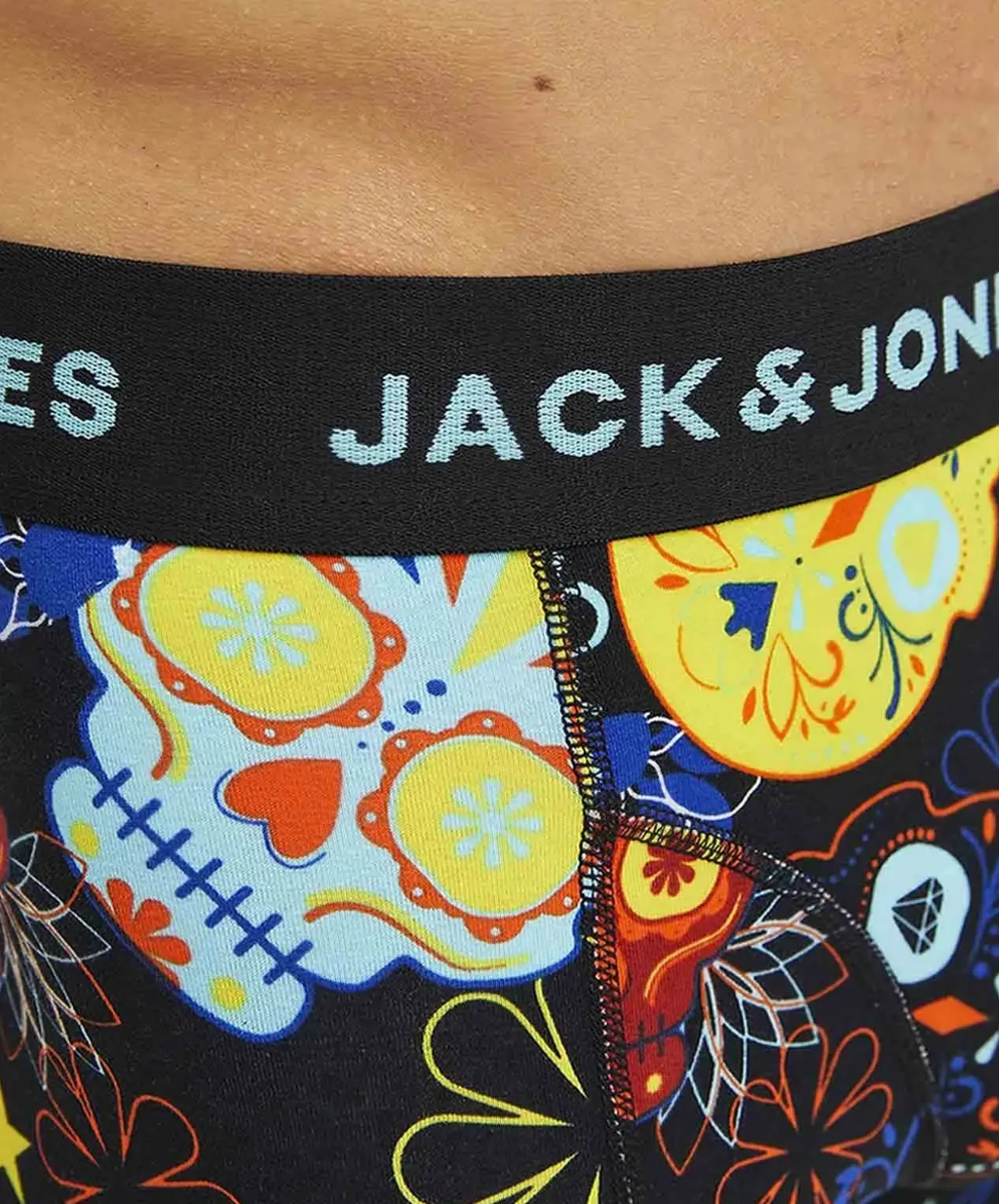 Jack & Jones Boxershorts im 3er Pack mit Schriftzug am Bund