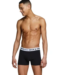Jack & Jones Boxershorts Mehrfarbig mit elastischem Bund im 3er-Pack