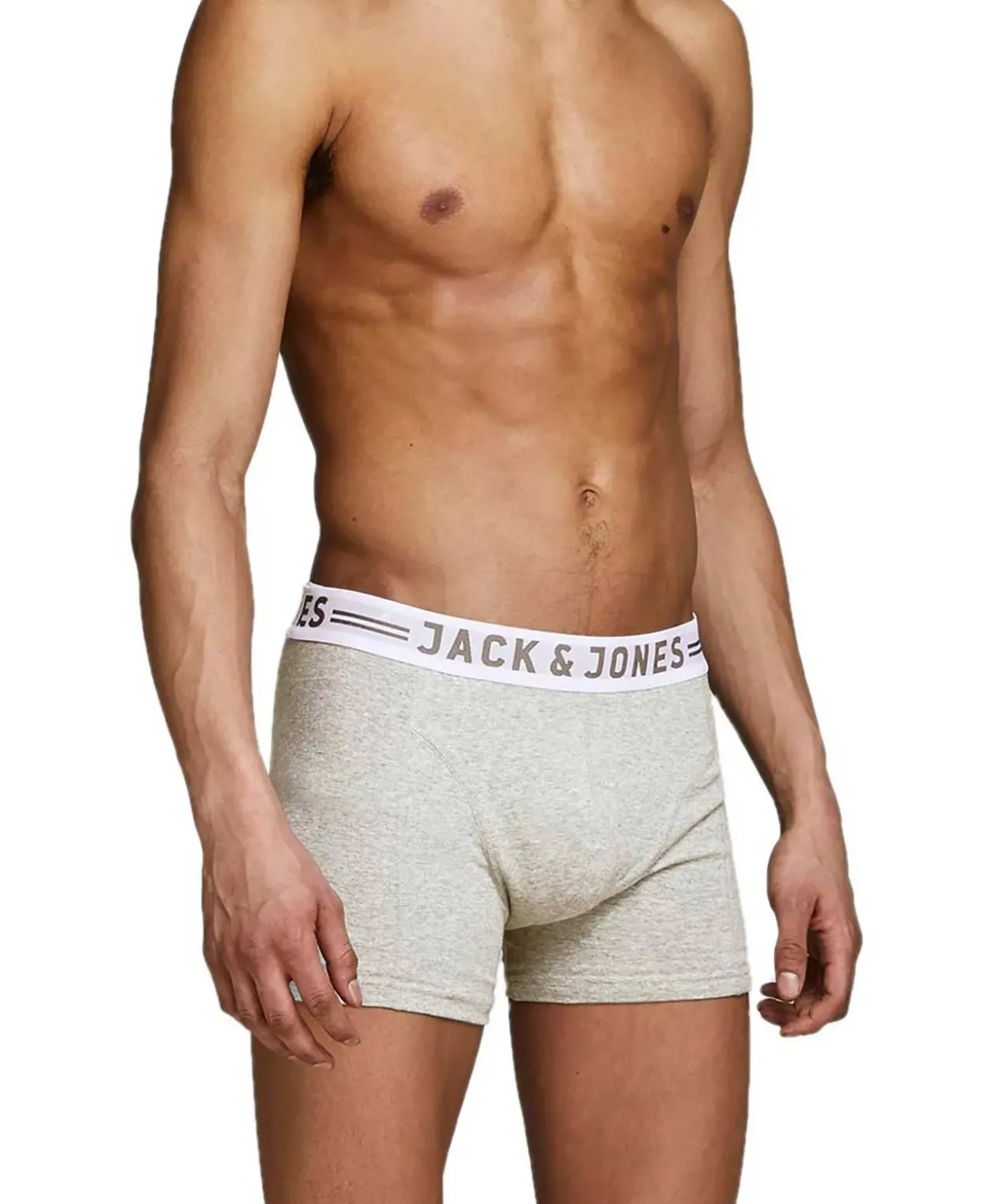 Jack & Jones Boxershorts Mehrfarbig mit elastischem Bund im 3er-Pack
