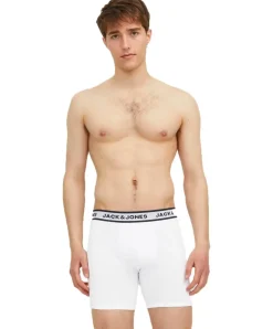 Jack & Jones Boxershorts Solid im 3er Pack mit Schriftzug