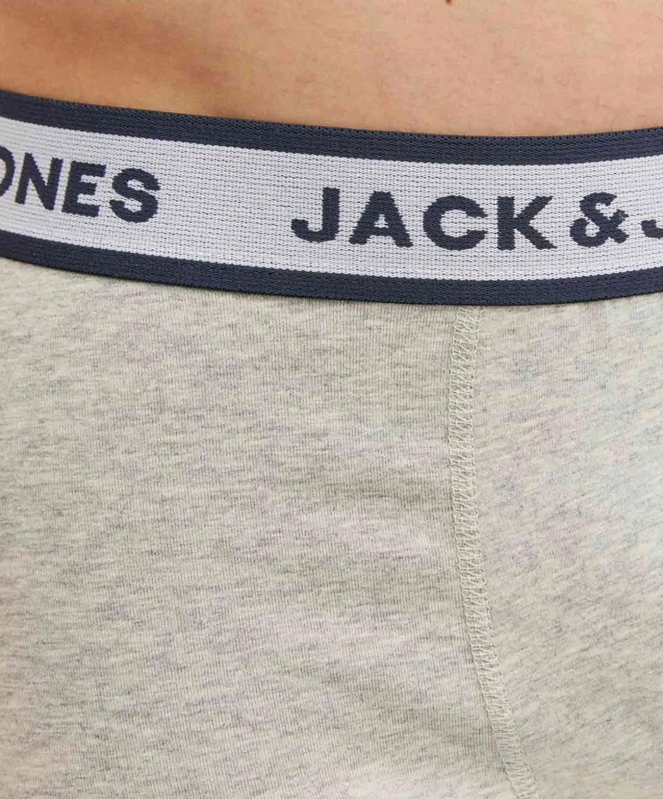 Jack & Jones Boxershorts Solid im 3er Pack mit Schriftzug
