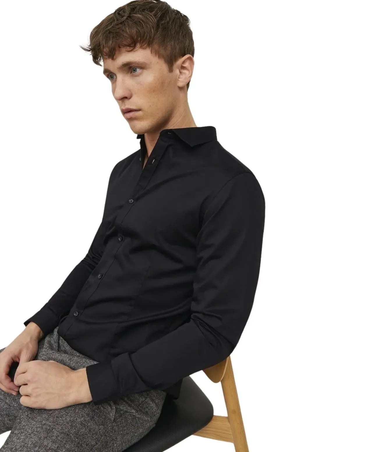 Jack & Jones Business-Hemd Parma in Schwarz