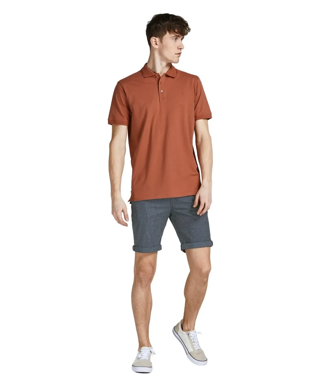 Jack & Jones Chino Shorts Fury in blauer Faded Optik
