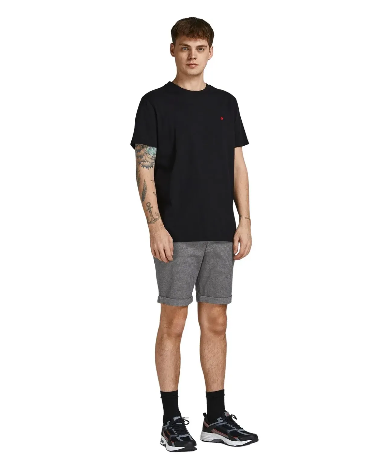 Jack & Jones Chino Shorts Fury in grauer Färbung