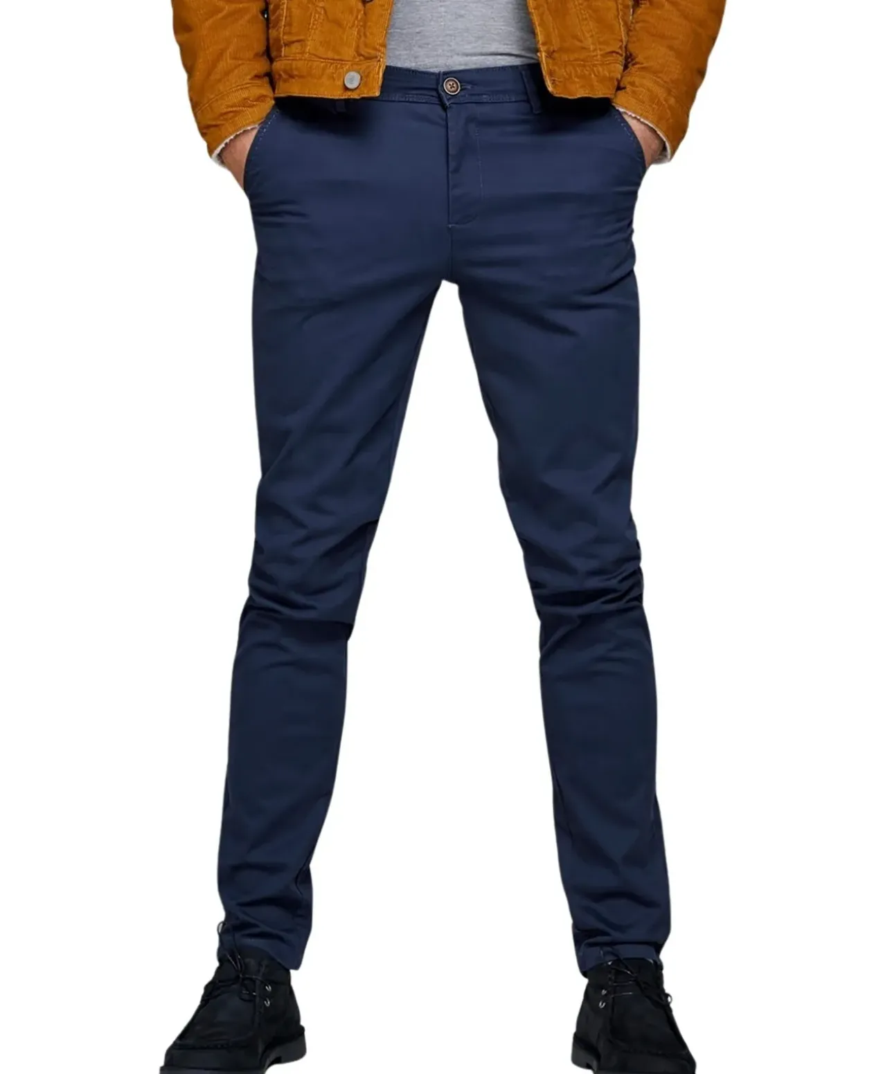 Jack & Jones Chino-Hose Marco Bowie in Dunkelblau