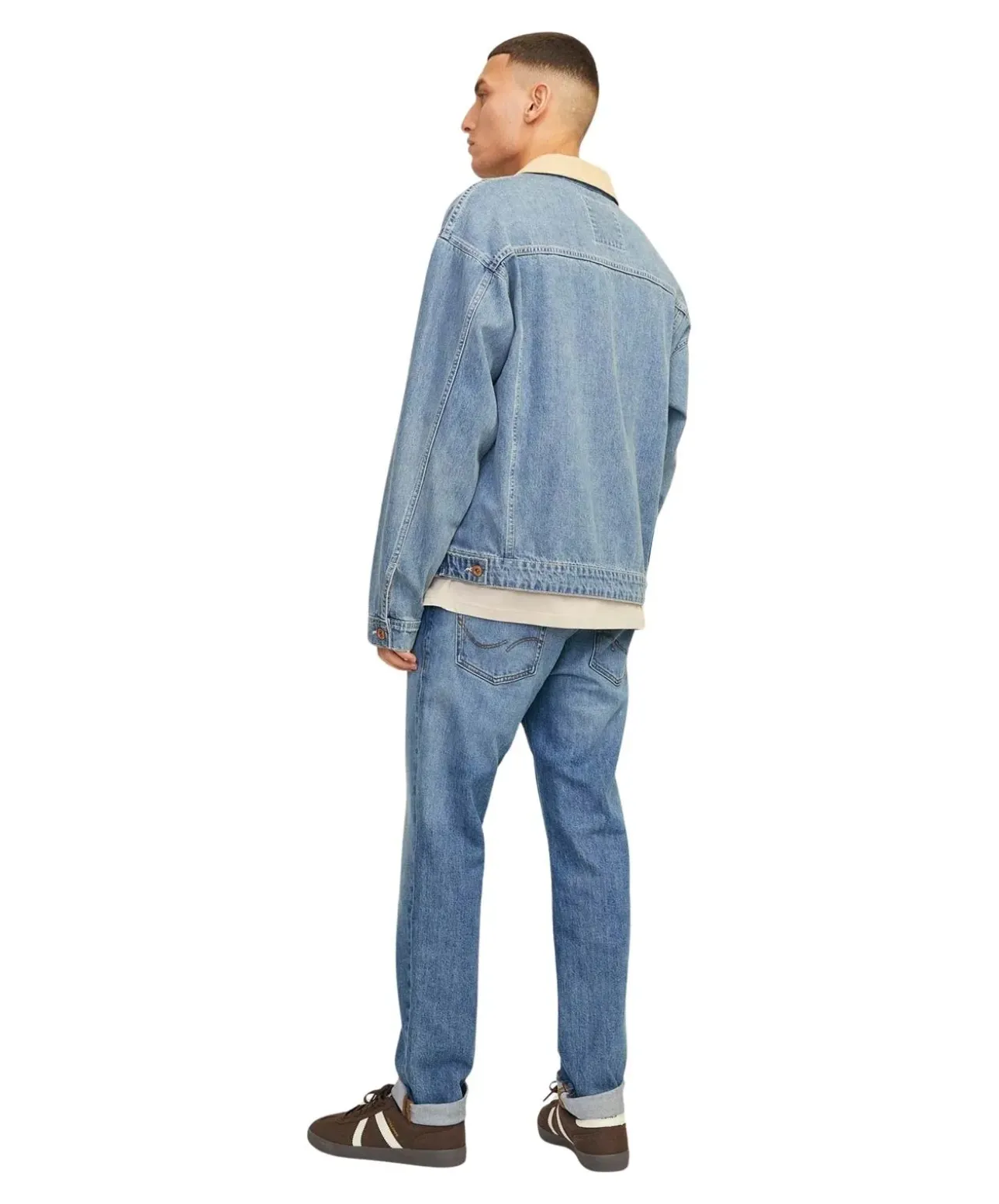 Jack & Jones Clark Original Jeans in Vintage-Blau