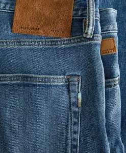 Jack & Jones Clark Premium Jeans in Mittelblau